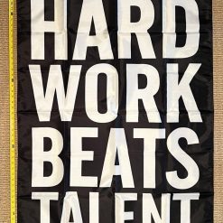 Motivation Flag 2 Gym Workout Hard Work Sign America Beer USA 3x5' 3