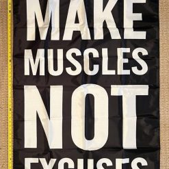 Motivation Flag Gym Workout Hard Work Sign America Beer USA 3x5' 5