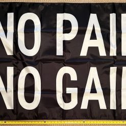 Motivation Flag Gym Workout Hard Work Sign America Beer USA 3x5' 9