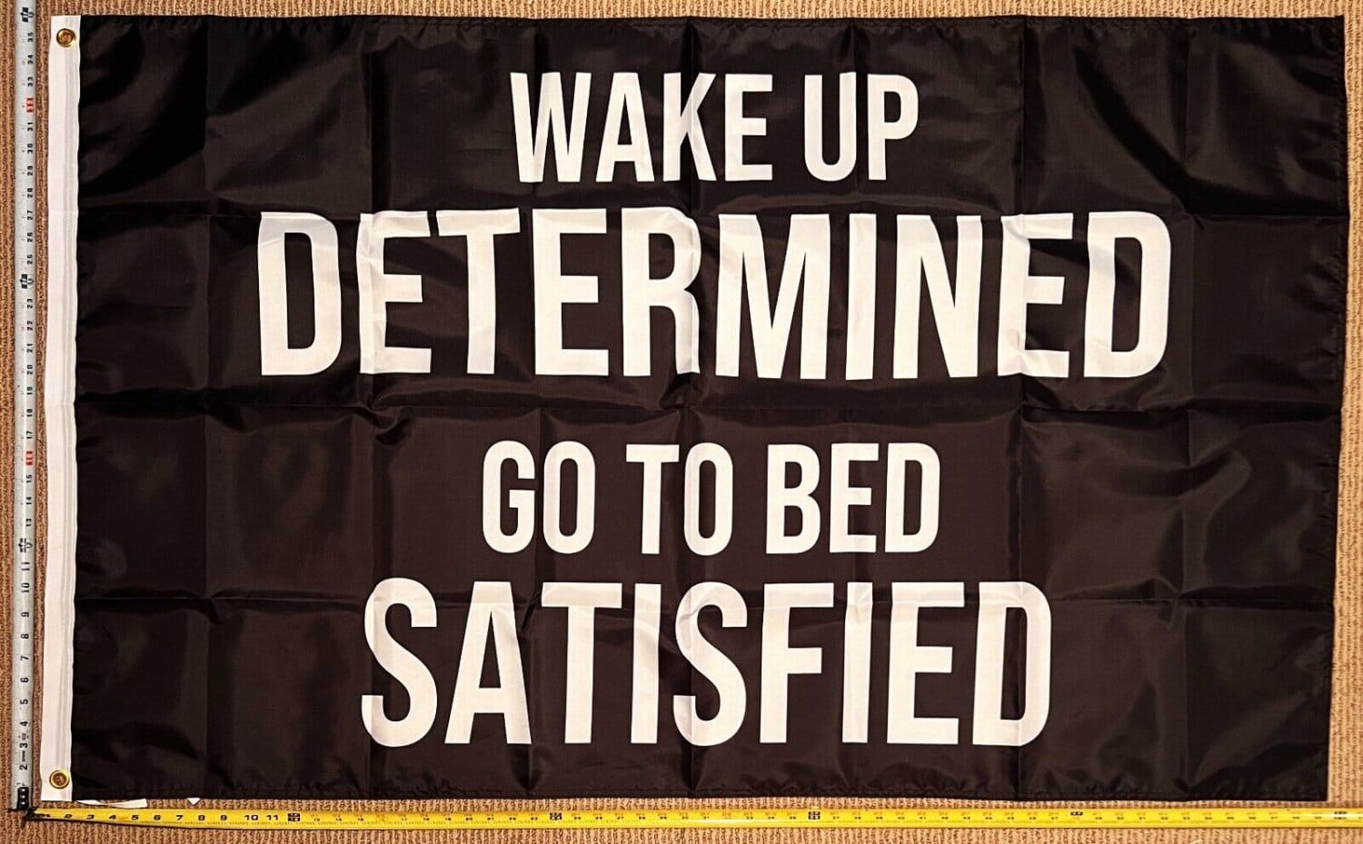 Motivation Flag Nobody Cares Work Harder 20 Gym Banner Sign 3x5'