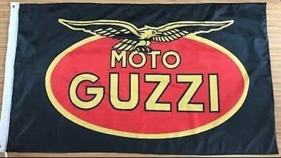Moto Guzzi Black Flag 3X5 Ft Polyester Banner USA 90x150cm