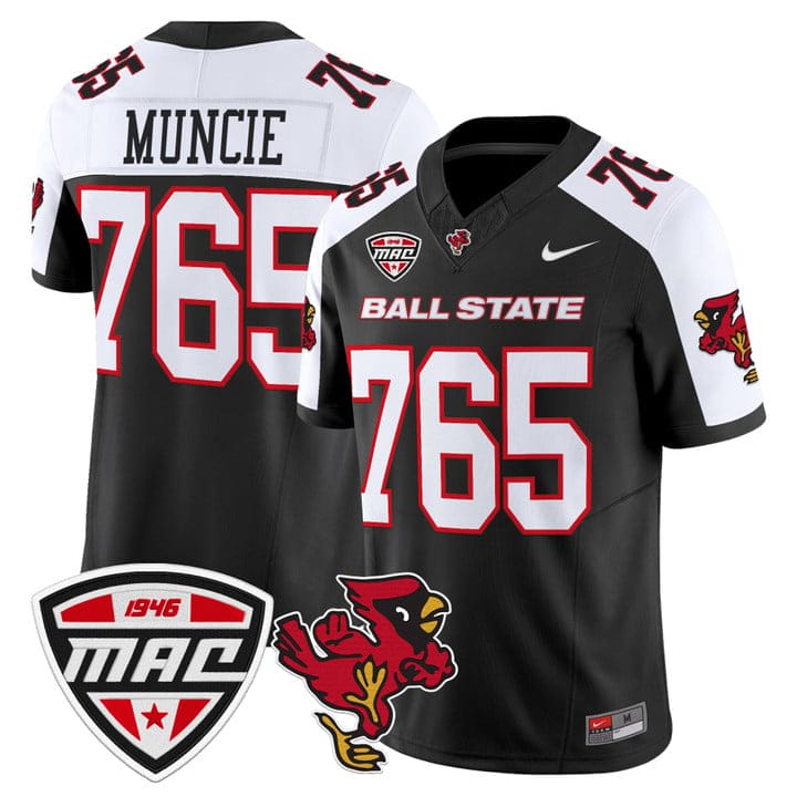 Muncie Jersey #765 Ball State Cardinals 2025 Limited Stitched - Image 3