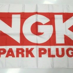 NGK Spark Plugs Banner Flag - Parts Glow Iridium Engine Japan Workshop Mechanic 3x5ft