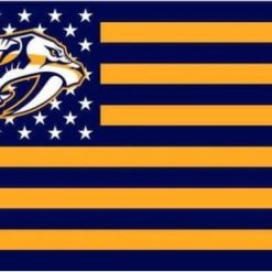 Nashville Predators Custom US Flag 3X5Ft Polyester Digital Print Banner USA