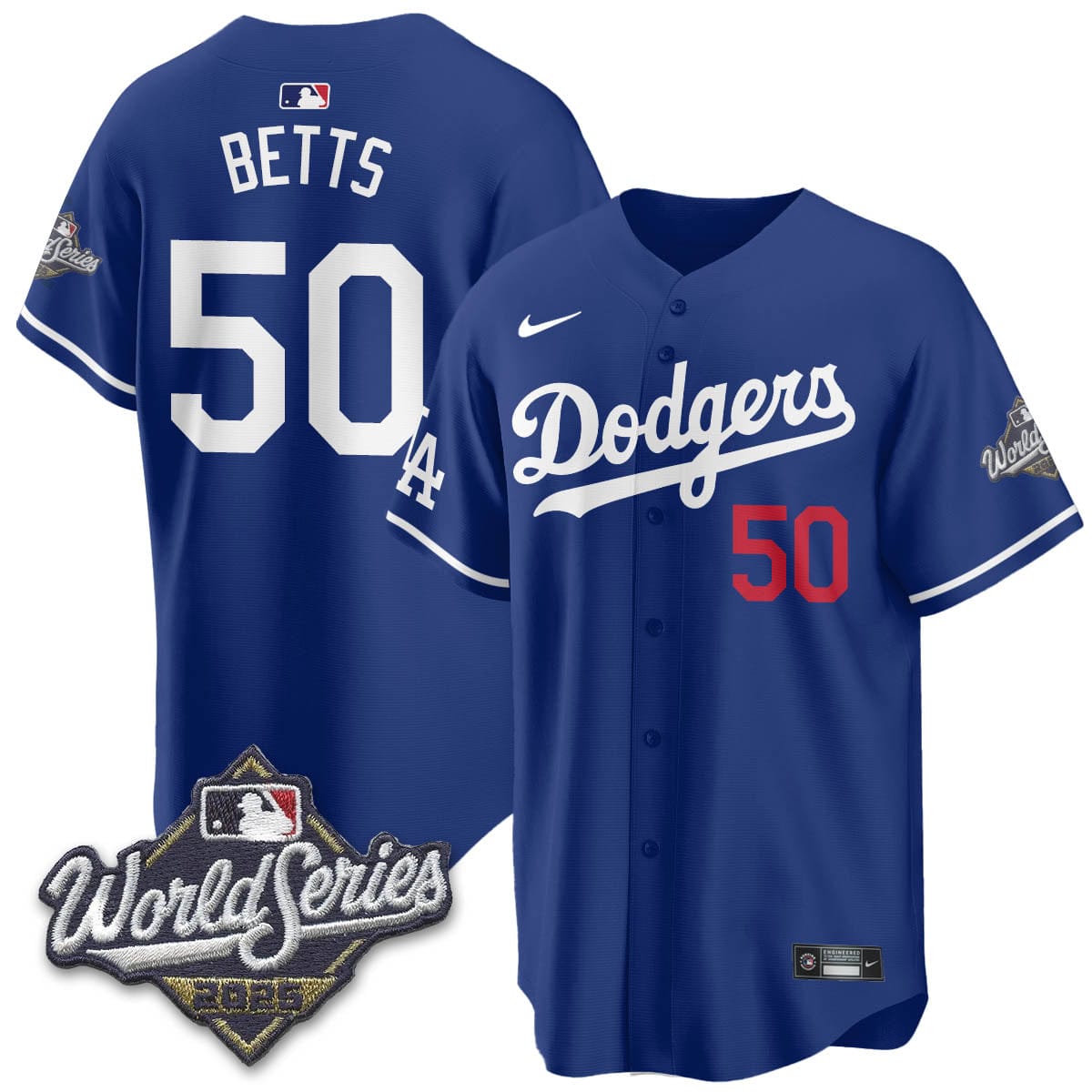 Los Angeles Dodgers 2025 World Series Jersey - All Stitched - Image 18