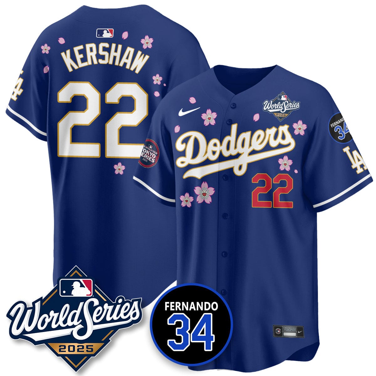 Los Angeles Dodgers Tokyo Series 2025 NL Champions Jersey - All Stitched - Image 26