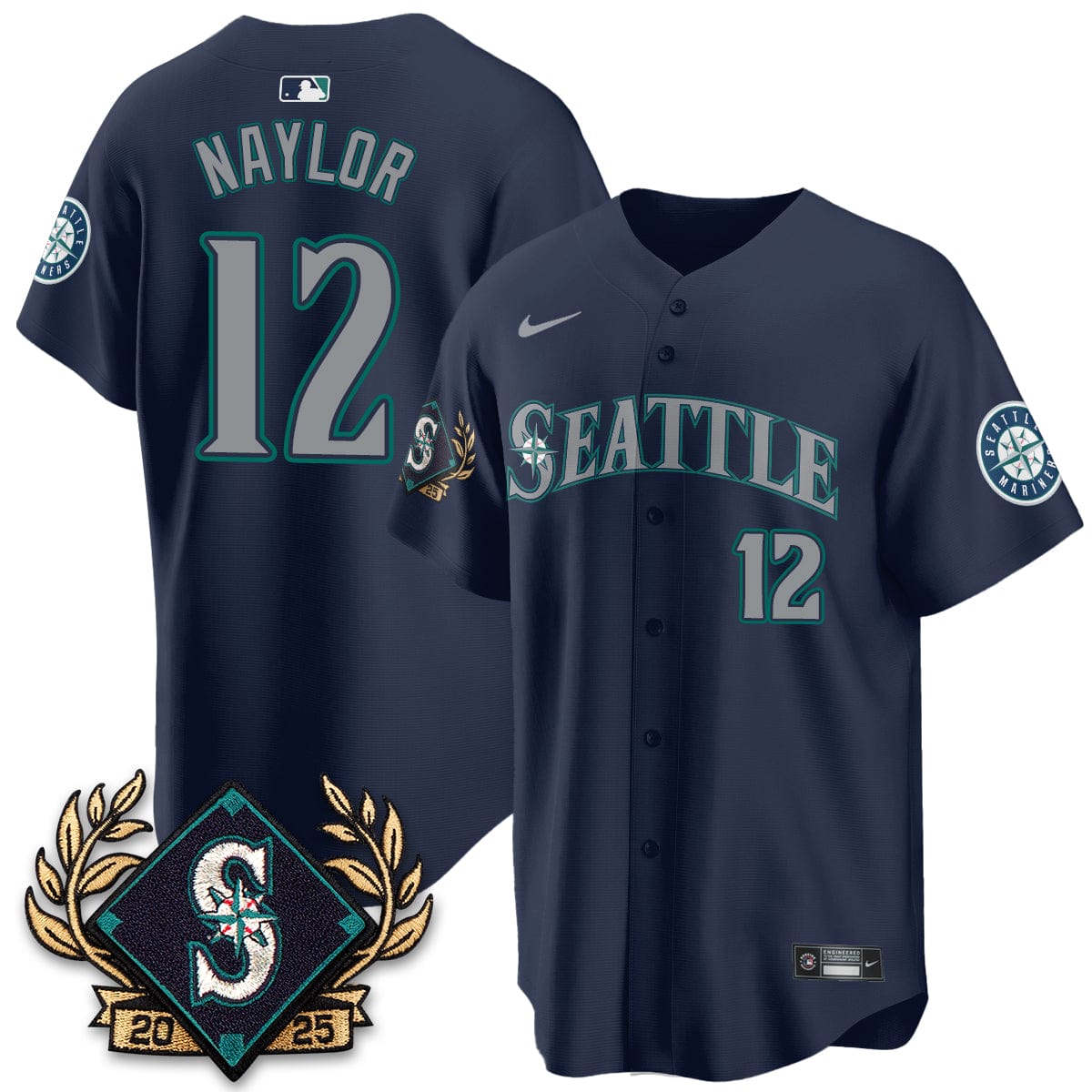 Seattle Mariners 2025 Series Champions Jersey - All Stitched - Image 17