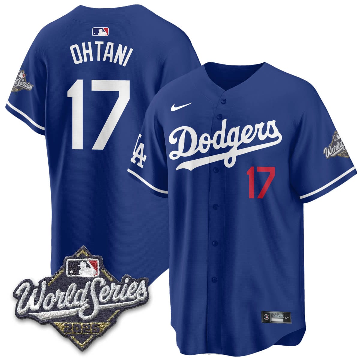 Los Angeles Dodgers 2025 World Series Jersey - All Stitched - Image 22