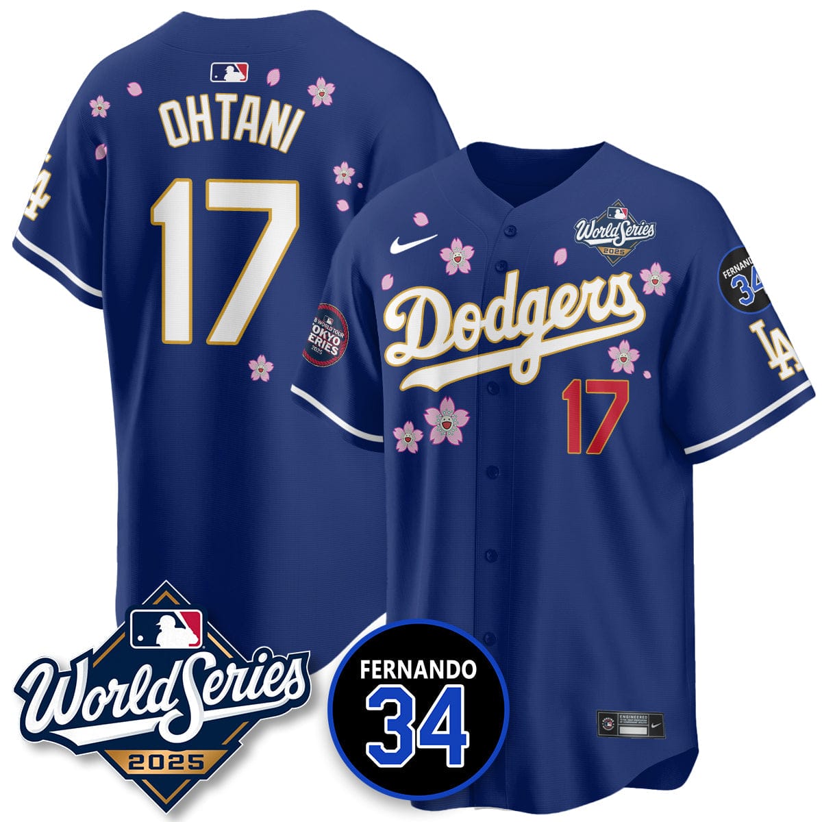 Los Angeles Dodgers Tokyo Series 2025 NL Champions Jersey - All Stitched - Image 28