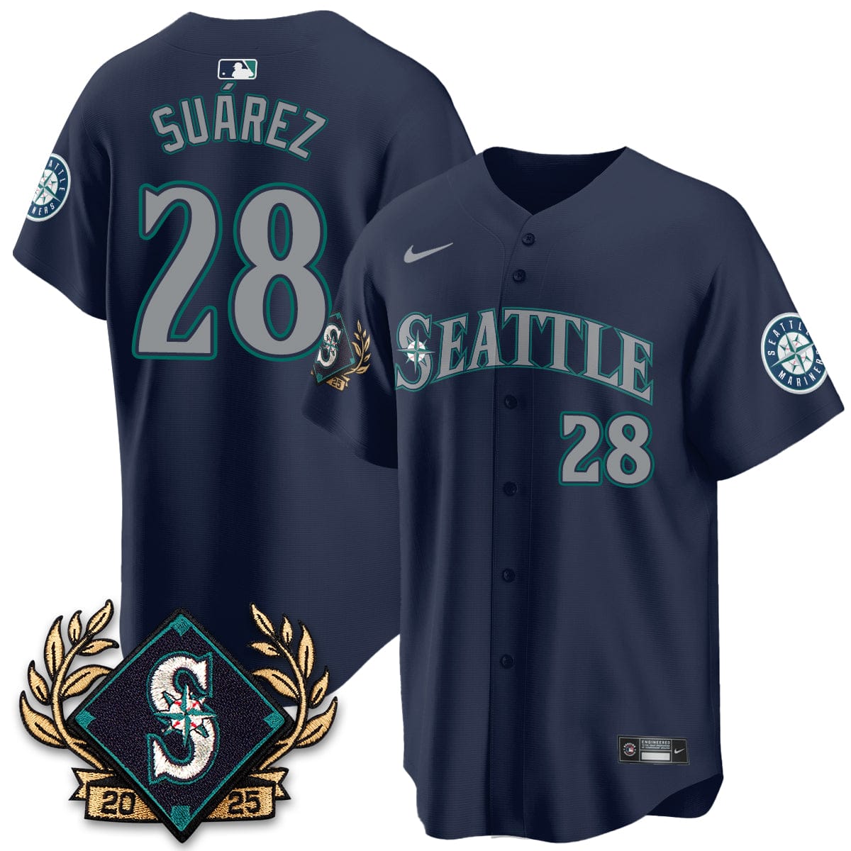 Seattle Mariners 2025 Series Champions Jersey - All Stitched - Image 20