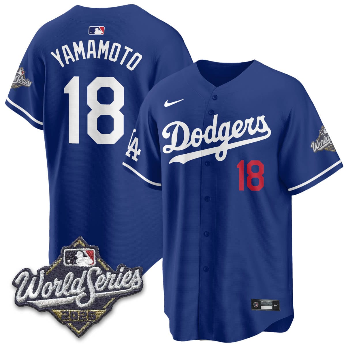 Los Angeles Dodgers 2025 World Series Jersey - All Stitched - Image 24