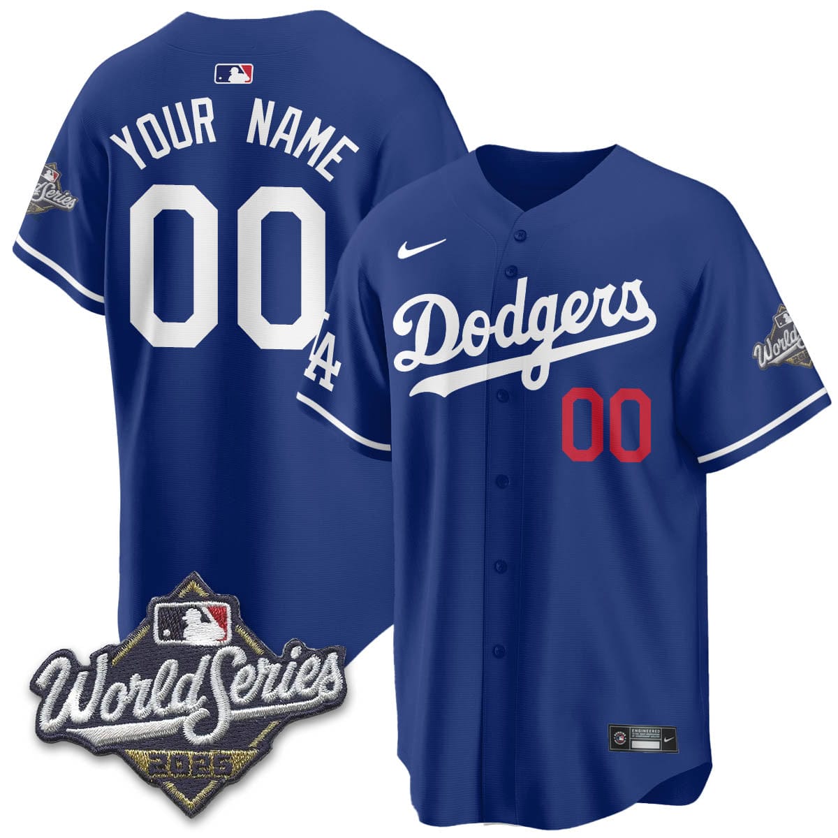 Los Angeles Dodgers 2025 World Series Custom Jersey - All Stitched - Image 3