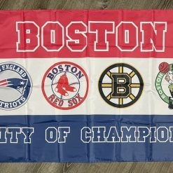 New England Patriots Boston Celtics Red Sox Bruins Flag 3x5 ft Banner Man-Cave Brand New