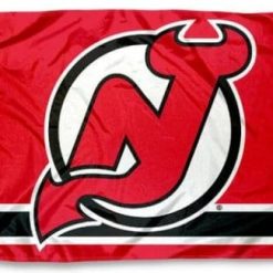 New Jersey Devils Red US Flag 3X5Ft Polyester Digital Print Banner USA