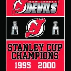 New Jersey Devils Stanley Cup Flag 3X5Ft Polyester Digital Print Banner USA