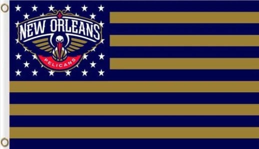 New Orleans Pelicans Star Flag 3X5Ft Polyester Banner USA Digital Print