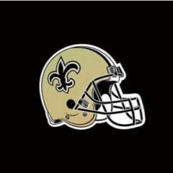 New Orleans Saints Helmet Logo Sports Black Flag 3X5 Ft Polyester Banner USA 90x150cm