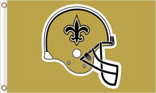 New Orleans Saints Helmet US Flag 3X5 Ft Polyester Banner USA 90x150cm