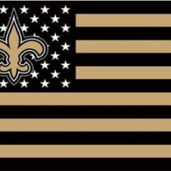 New Orleans Saints Star and Stripes Flag 3X5 Ft Polyester Banner USA 90x150cm