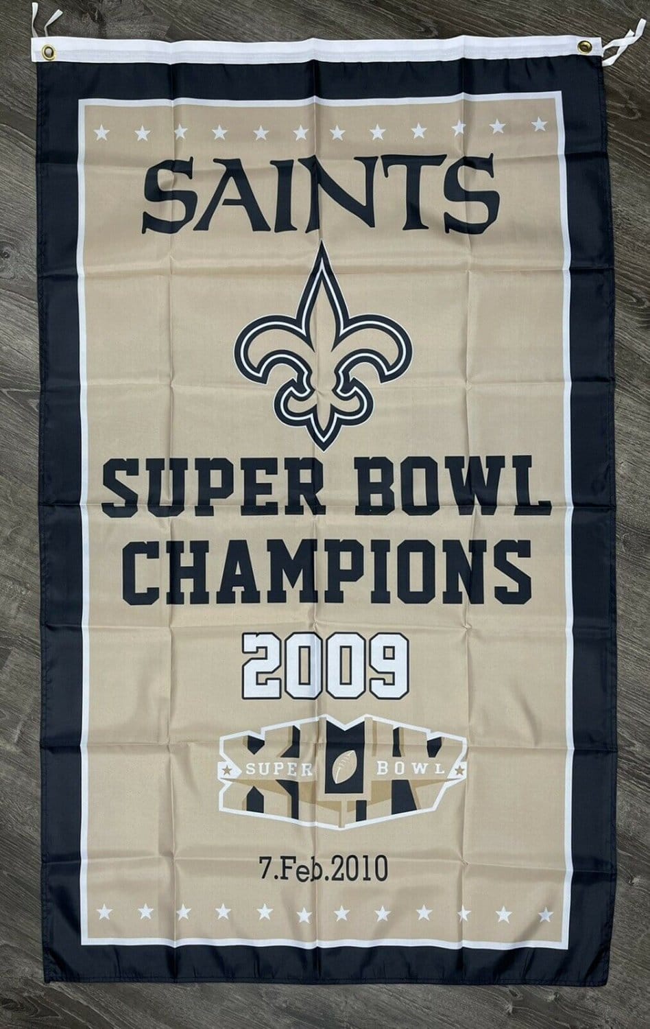 New Orleans Saints Super Bowl Championship Flag 3x5 ft Sport Banner Man-Cave