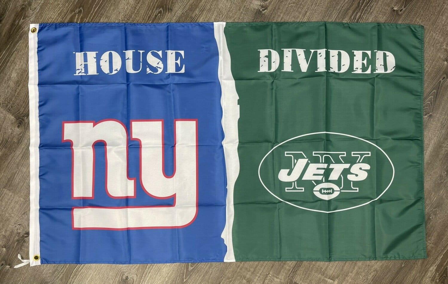 New York Giants vs New York Jets House Divided Flag 3x5 ft Sports Banner New Brand New