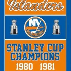 New York Islanders Champions Flag 3X5Ft Polyester Digital Print Banner USA