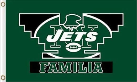 New York Jets Familia Flag 3X5 Ft Polyester Banner USA 90x150cm
