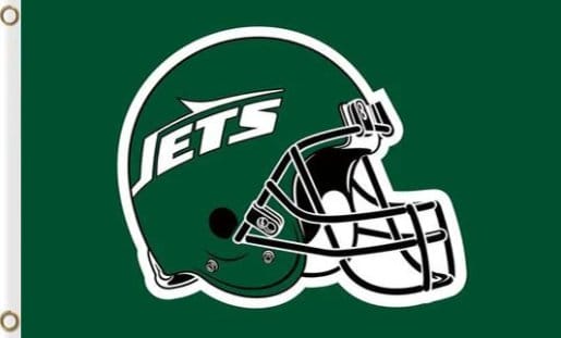 New York Jets Helmet Flag 3X5 Ft Polyester Banner USA 90x150cm