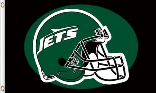 New York Jets Helmet US Flag 3X5 Ft Polyester Banner USA 90x150cm