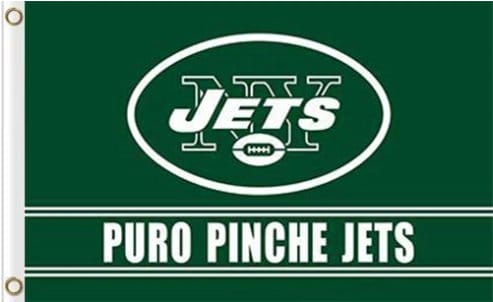 New York Jets Puro Pinche Flag 3X5 Ft Polyester Banner USA 90x150cm