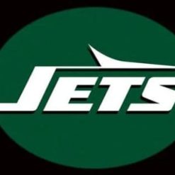 New York Jets Team Logo Sports Black Flag 3X5 Ft Polyester Banner USA 90x150cm