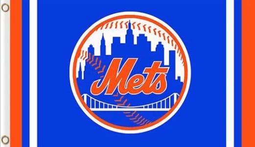 New York Mets Custom flag 3X5Ft Banner USA Polyester with Brass Grommets