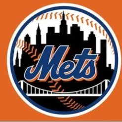 New York Mets Flag Baseball Orange flag 3X5Ft Banner USA Polyester with Brass Grommets