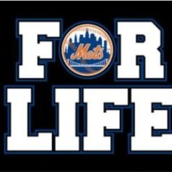 New York Mets For Life flag 3X5Ft Banner USA Polyester with Brass Grommets