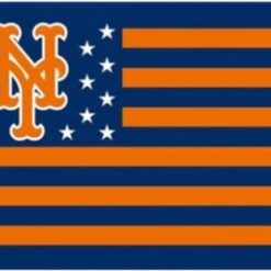 New York Mets Nation US flag 3X5 Banner USA Polyester with Brass Grommets