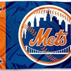 New York Mets US flag 3X5Ft Banner USA Polyester with Brass Grommets