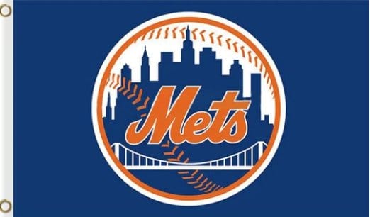 New York Mets flag 3X5Ft Banner USA Polyester with Brass Grommets