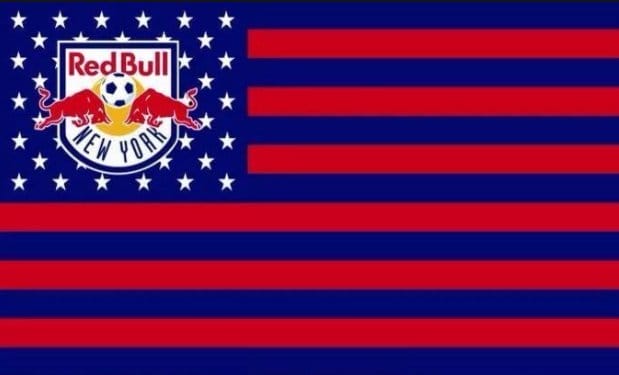 New York Red Bull Stars And Stripes Flag 3X5 Ft Polyester Banner USA 90x150cm RedBull