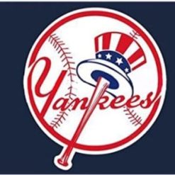 New York Yankees Blue flag 3X5Ft Banner USA Polyester with Brass Grommets