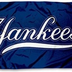 New York Yankees Logo flag 3X5Ft Banner USA Polyester with Brass Grommets
