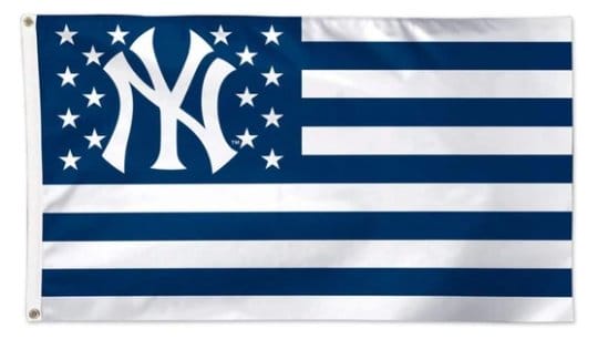 New York Yankees Star and Stripes flag 3X5Ft Banner USA Polyester with Brass Grommets