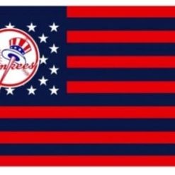 New York Yankees Stripes Nation US flag 3X5Ft Banner USA Polyester wih Brass Grommets