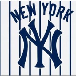 New York Yankees White US flag 3X5Ft Banner USA Polyester with Brass Grommets