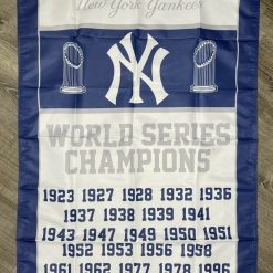 New York Yankees World Series Championship Flag 3x5 ft Vertical Sports Banner