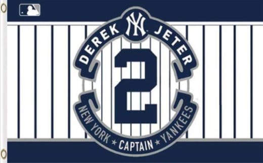 New York Yankees derek jeter flag 3X5Ft Banner USA Polyester with Brass Grommets