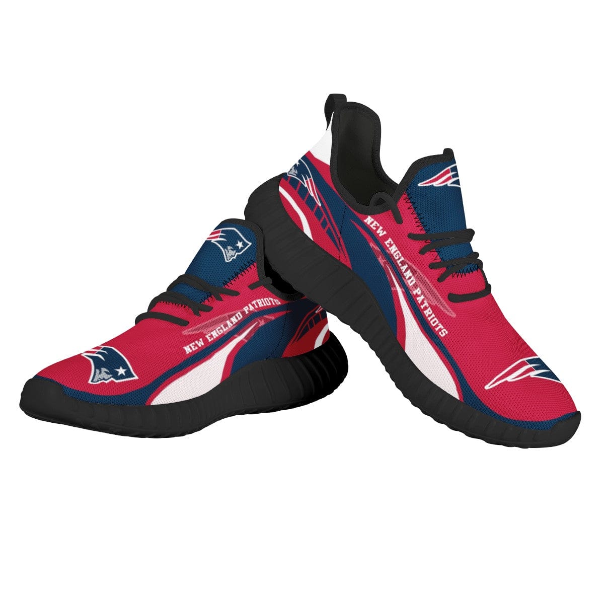 New England Patriots Sneaker Shoes NFL For Men Women Fans