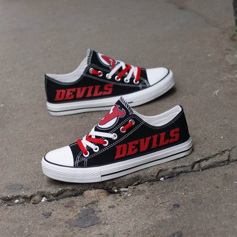 New Jersey Devils Low Top Canvas Sport Sneakers Shoes For Men Women Fans