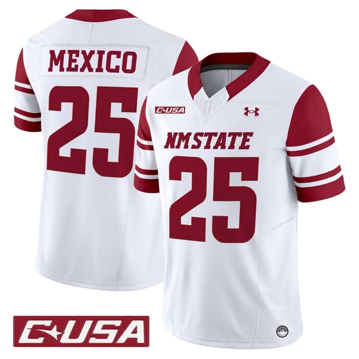 Alternative view of New Mexico Jersey #25 New Mexico State Aggies 2025 Vapor Stitched