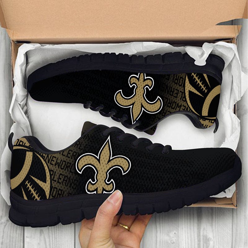 New Orleans Saints Sneaker NLF Shoes For Men Women Fans