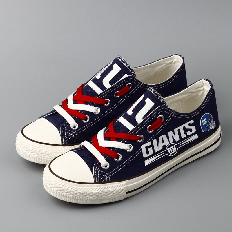 New York Giants Low Top Canvas Sport Sneakers Shoes For Men Women Fans - Image 4